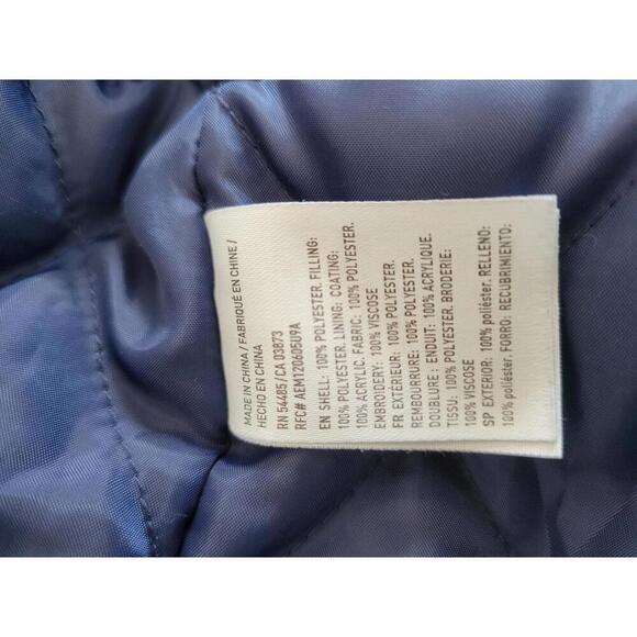 American Eagle Outfitters XS Red with floral & birds embroidery varsity jacket - Picture 5 of 6